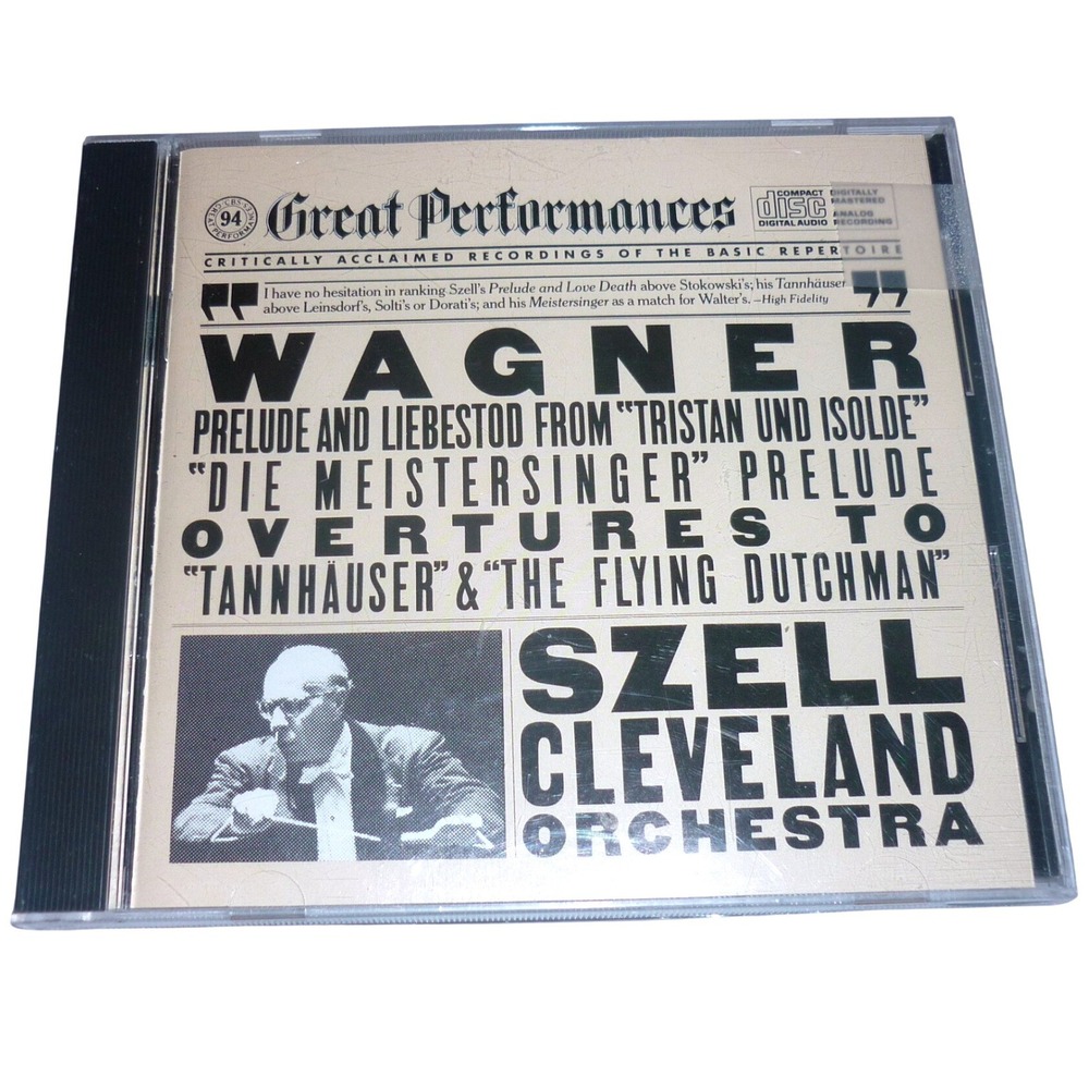 Wagner Preludes & Overtures George Szell Cleveland Orchestra CD MYK 38486
